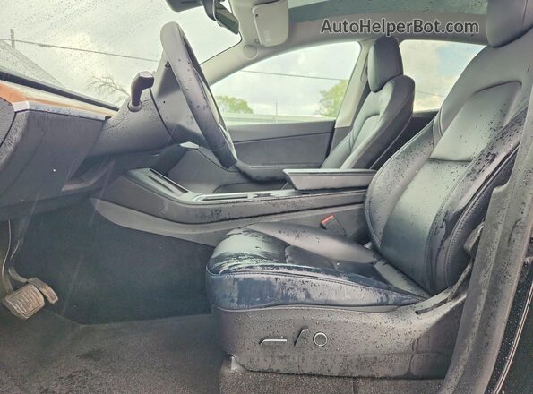 7SAYGAEE6NF364198 2022 TESLA MODEL Black Вид салону спереду