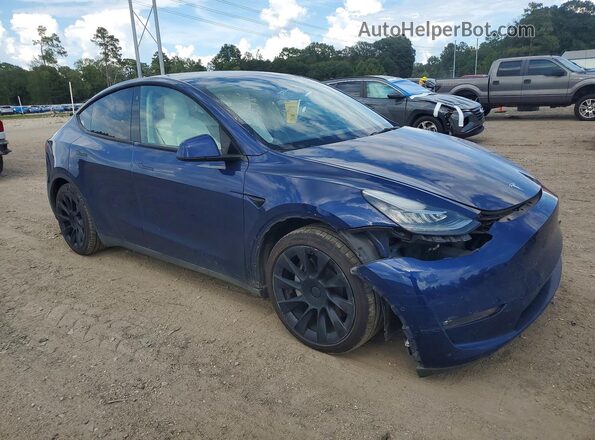 7SAYGAEE6NF426201 2022 TESLA MODEL Blue Przód prawy