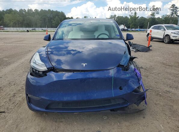 7SAYGAEE6NF426201 2022 TESLA MODEL Blue Widok z przodu