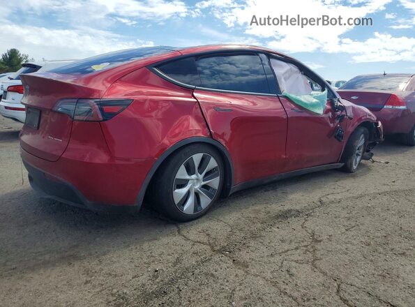7SAYGAEE7RF066622 2024 TESLA MODEL Красный Задняя правая четверть