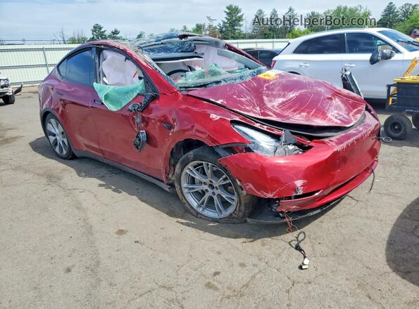 7SAYGAEE7RF066622 2024 TESLA MODEL Красный Передняя правая четверть