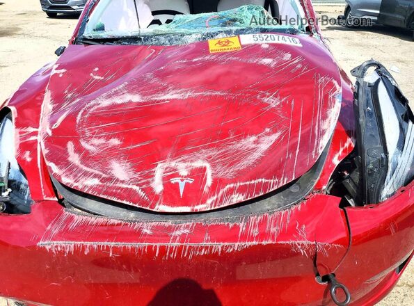 7SAYGAEE7RF066622 2024 TESLA MODEL Красный Вид подкапотного пространства