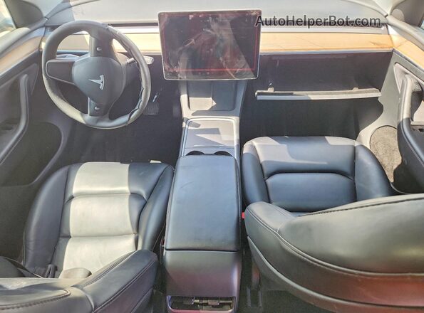 7SAYGAEE8PF672346 2023 TESLA MODEL White Առջևի վահանակի տեսք