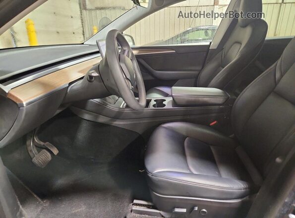 7SAYGAEE9NF519875 2022 TESLA MODEL Charcoal წინა სალონის ხედი