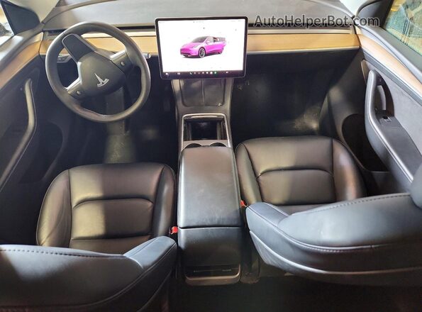 7SAYGAEE9NF519875 2022 TESLA MODEL Charcoal წინა პანელის ხედი