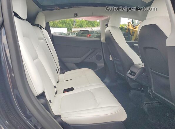7SAYGAEE9SF230748 2025 TESLA MODEL Gray Вид задніх сидінь