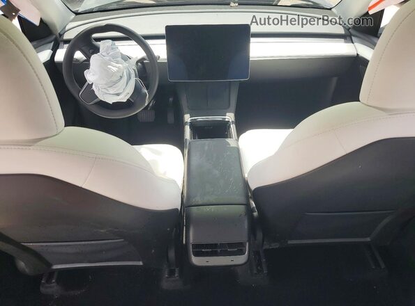 7SAYGAEE9SF230748 2025 TESLA MODEL Gray Вид панелі приладів