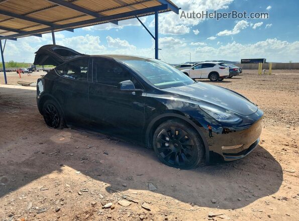 7SAYGAEEXNF391887 2022 TESLA MODEL Черный Передняя правая четверть
