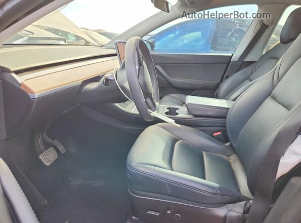7SAYGAEEXNF391887 2022 TESLA MODEL Черный Вид салона спереди