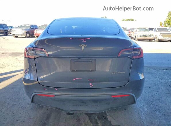 7SAYGAEEXNF429246 2022 TESLA MODEL Серый Вид сзади