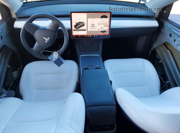 7SAYGAEEXNF429246 2022 TESLA MODEL Серый Вид панели приборов