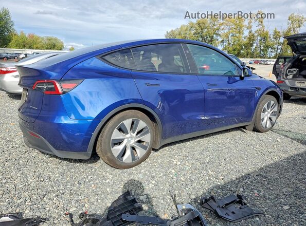 7SAYGAEEXRF982226 2024 TESLA MODEL Blue Rear right
