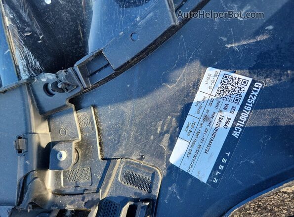 7SAYGDED0TA445734 2026 TESLA MODEL Gray VIN sticker view