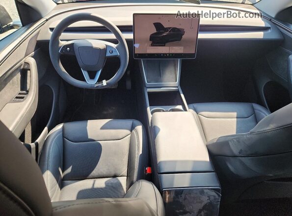 7SAYGDED0TF549207 2026 TESLA MODEL Gray Вид панелі приладів