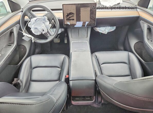 7SAYGDED2RF035707 2024 TESLA MODEL White წინა პანელის ხედი
