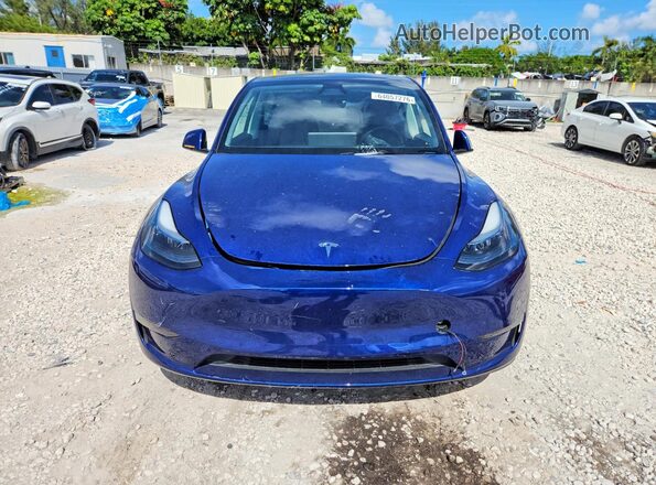 7SAYGDED2SF248906 2025 TESLA MODEL Синий Вид спереди