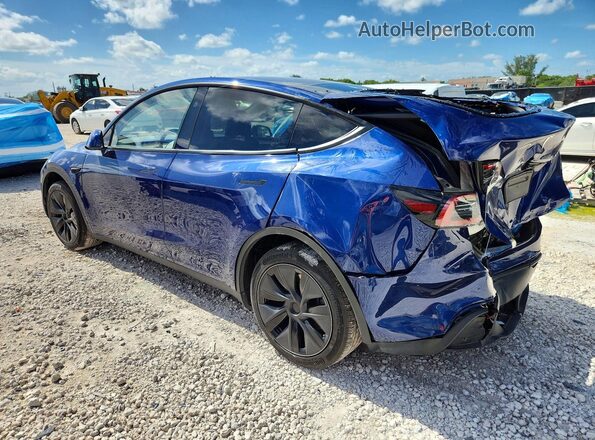 7SAYGDED2SF248906 2025 TESLA MODEL Синий Задняя левая четверть