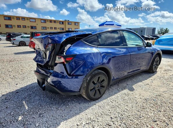 7SAYGDED2SF248906 2025 TESLA MODEL Синий Задняя правая четверть