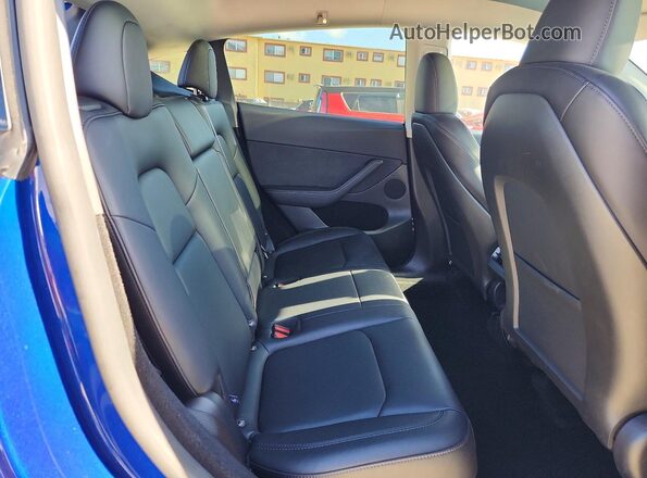 7SAYGDED2SF248906 2025 TESLA MODEL Синий Вид задних сидений