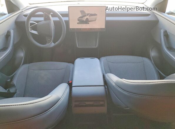 7SAYGDED2TA607492 2026 TESLA MODEL White Vista del salpicadero