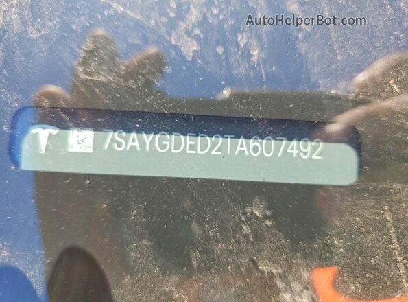7SAYGDED2TA607492 2026 TESLA MODEL White Vista del compartimento del motor
