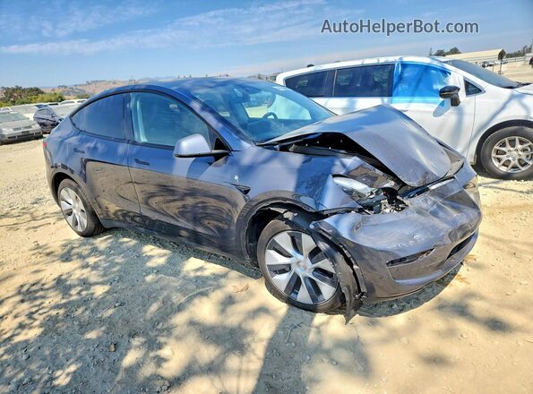 7SAYGDED3PF942270 2023 TESLA MODEL Gray Передня права чверть