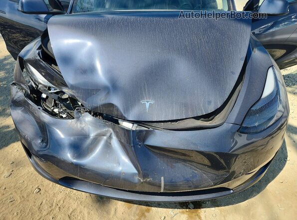 7SAYGDED3PF942270 2023 TESLA MODEL Gray Вид задньої частини салону