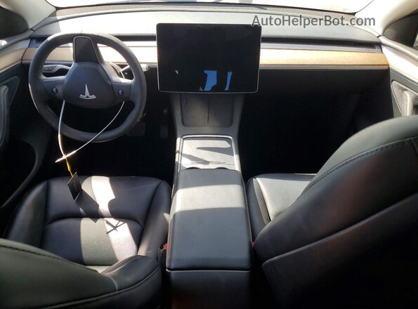 7SAYGDED3PF945007 2023 TESLA MODEL White წინა პანელის ხედი