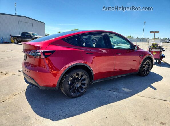 7SAYGDED3SF234979 2025 TESLA MODEL Red უკანა მარჯვენა