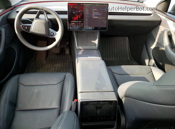 7SAYGDED3TF434990 2026 TESLA MODEL Charcoal Vista del salpicadero
