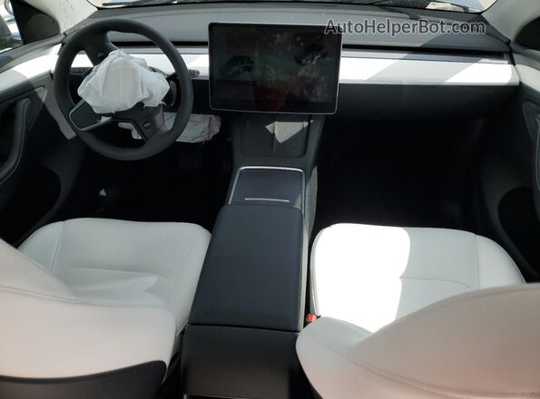 7SAYGDED4RA321930 2024 TESLA MODEL Gray წინა პანელის ხედი