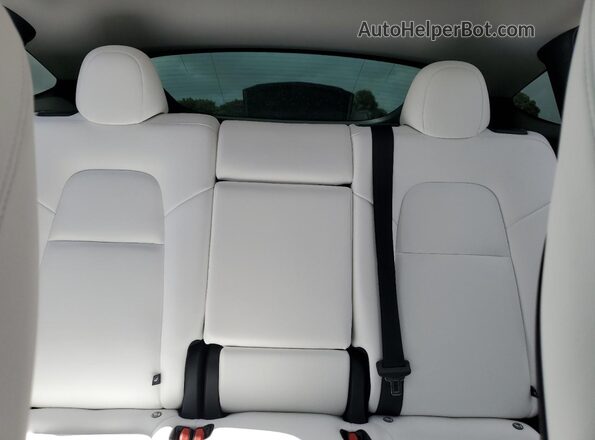 7SAYGDED4RA321930 2024 TESLA MODEL Gray უკანა სავარძლების ხედი
