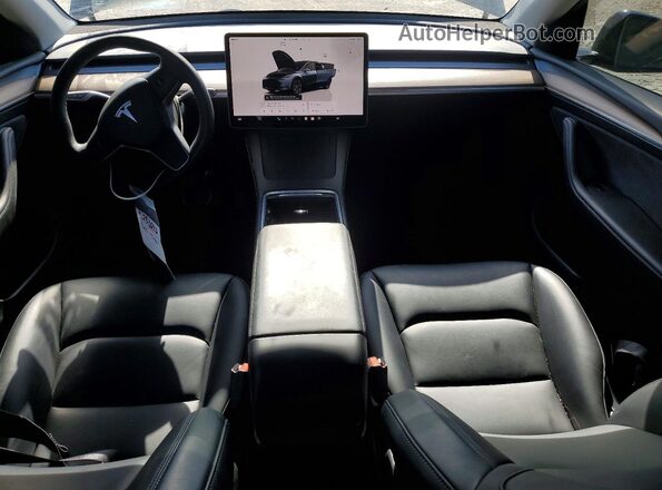 7SAYGDED4SF242248 2025 TESLA MODEL Серый Вид панели приборов