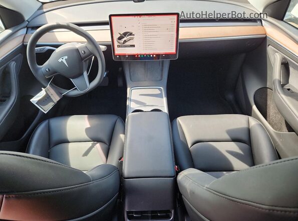 7SAYGDED4SF276965 2025 TESLA MODEL Белый Вид панели приборов