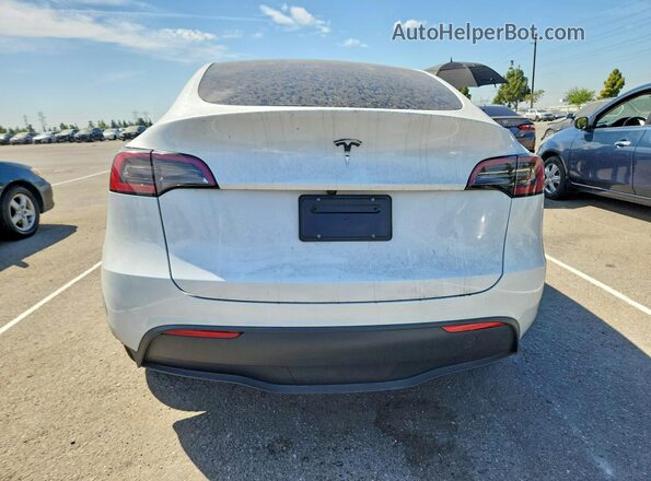 7SAYGDED4SF276965 2025 TESLA MODEL Белый Вид сзади
