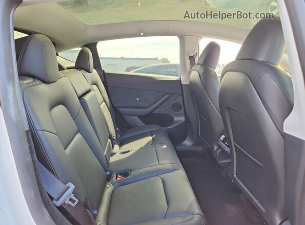 7SAYGDED4SF276965 2025 TESLA MODEL Белый Вид задних сидений