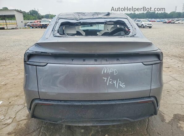 7SAYGDED6TA581365 2026 TESLA MODEL Silver Widok z tyłu