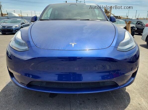 7SAYGDED7PF964885 2023 TESLA MODEL Синий Вид спереди