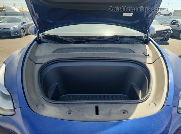7SAYGDED7PF964885 2023 TESLA MODEL Синий Вид подкапотного пространства