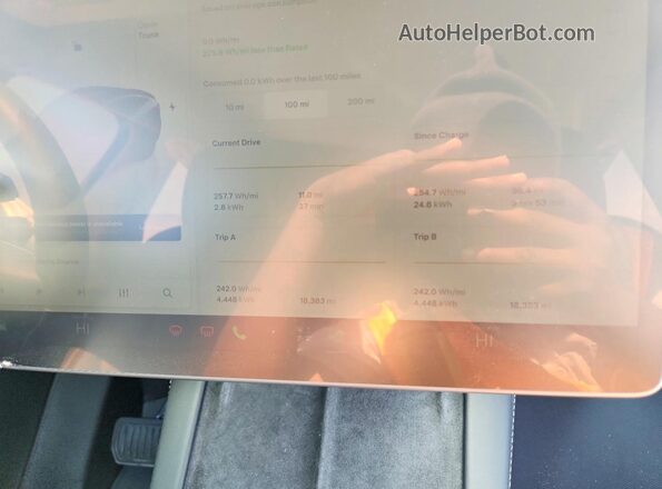 7SAYGDED7SA350439 2025 TESLA MODEL Черный Вид щитка приборов