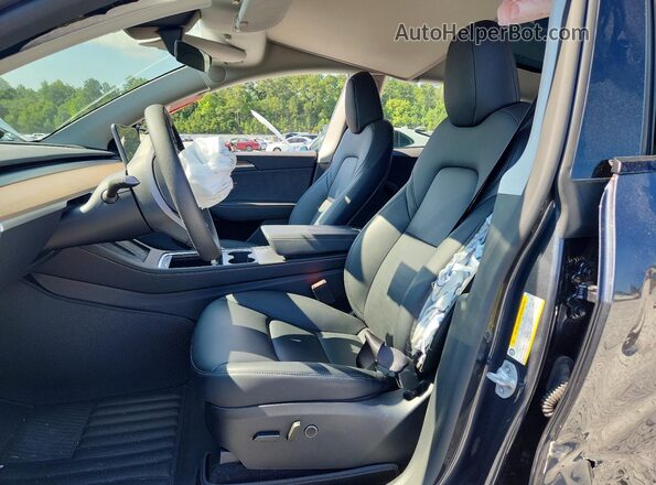 7SAYGDED7SA350439 2025 TESLA MODEL Черный Вид салона спереди