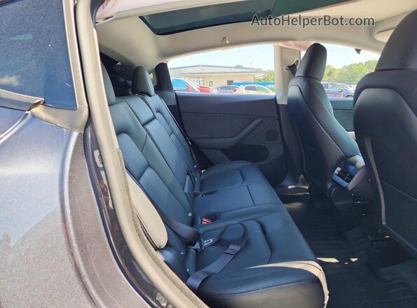 7SAYGDED7SA350439 2025 TESLA MODEL Черный Вид задних сидений