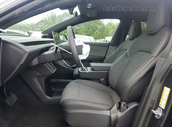 7SAYGDED8TA743285 2026 TESLA MODEL Charcoal Вид салону спереду