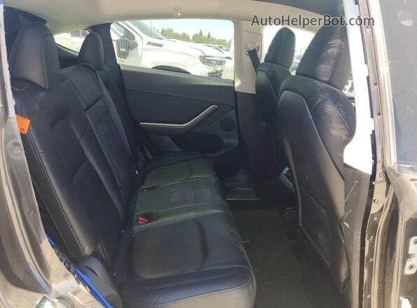 7SAYGDED9RF118244 2024 TESLA MODEL Gray უკანა სავარძლების ხედი