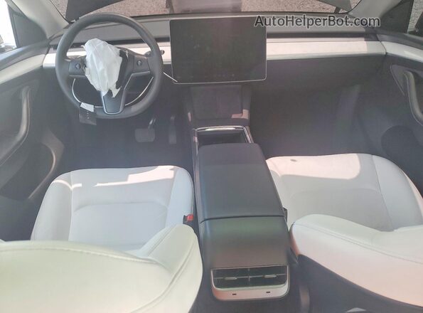 7SAYGDED9RF205402 2024 TESLA MODEL Black წინა პანელის ხედი