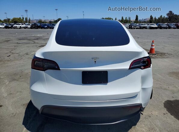 7SAYGDED9SF229317 2025 TESLA MODEL Белый Вид сзади