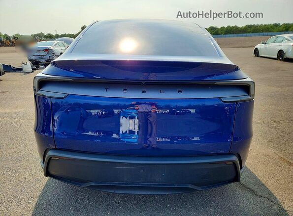 7SAYGDED9TA446994 2026 TESLA MODEL Blue უკანა ხედი