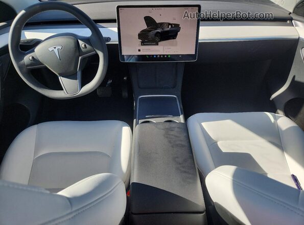 7SAYGDEDXRF206803 2024 TESLA MODEL Угольный Вид панели приборов