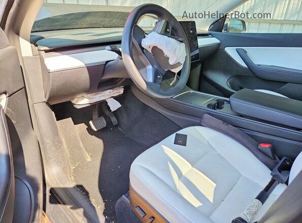 7SAYGDEE0NF320439 2022 TESLA MODEL Серый Вид панели приборов