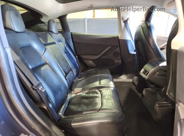 7SAYGDEE0NF386103 2022 TESLA MODEL Серый Вид задней части салона